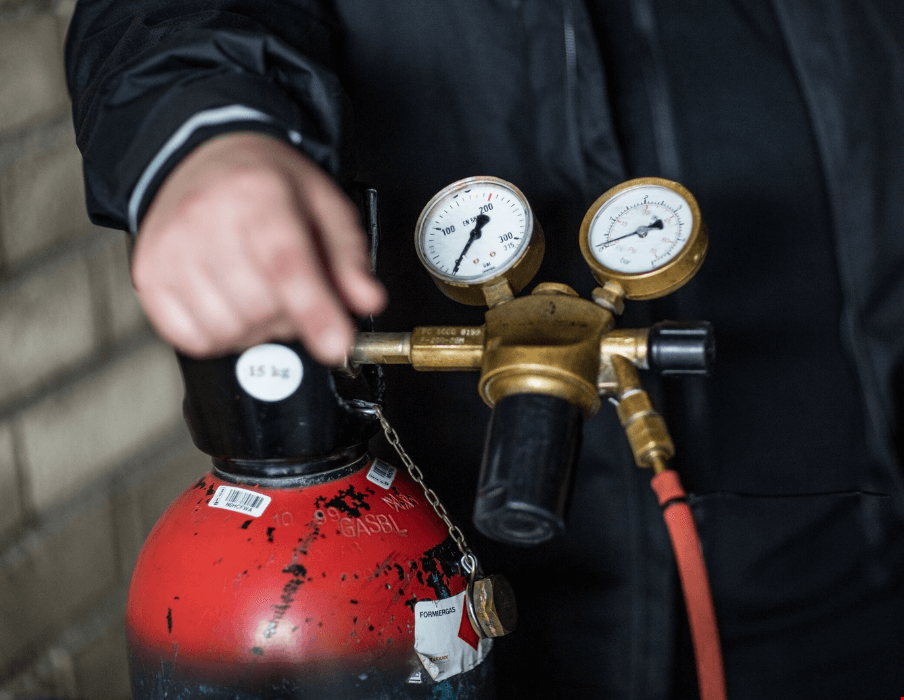 Gas tracciante