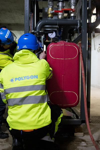 erilaiset lämmitystavat rakennuskohteissa polygon