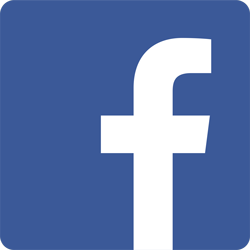 Facebooks logotype för att symbolisera Polygons och AK-konsults sida på Facebook. Facebooks logotype.